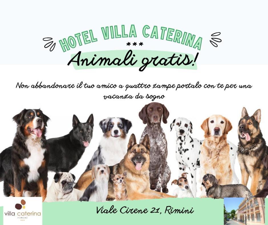Hotel Villa Caterina Rimini Kültér fotó