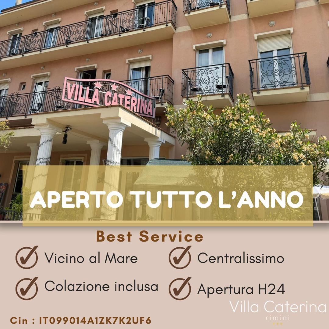 Hotel Villa Caterina Rimini Kültér fotó